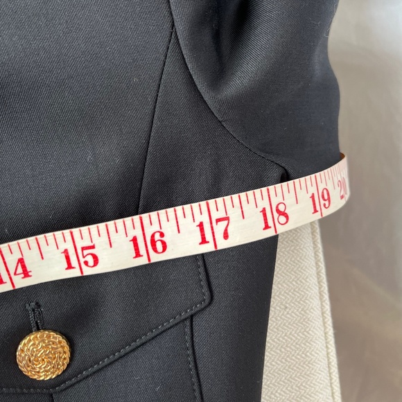The Kooples (36/4) ultra-fine wool blazer with gold buttons, women's, EUC. - Picture 13 of 16